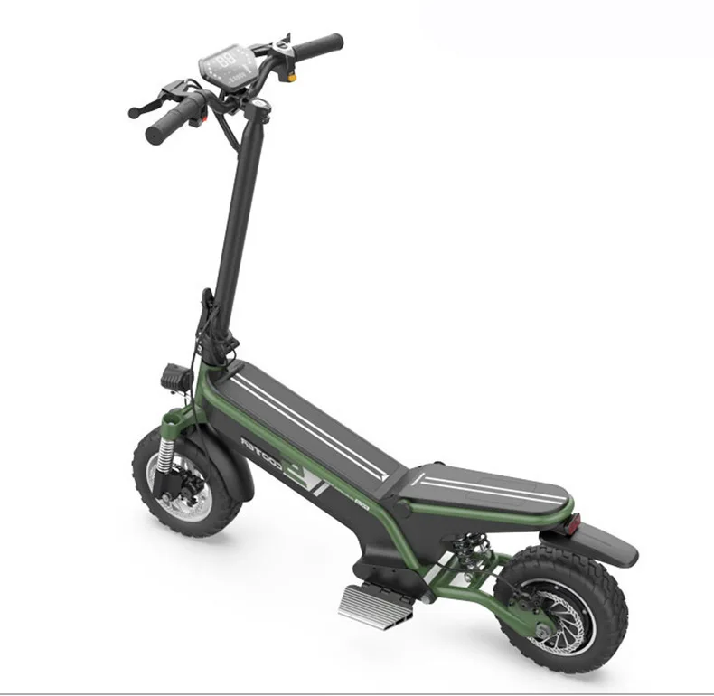 Adult 10inch With Seat Electric Foldable Mini Shock-absorbing Bicycle Two-wheel Lithium Battery Removable Scooter