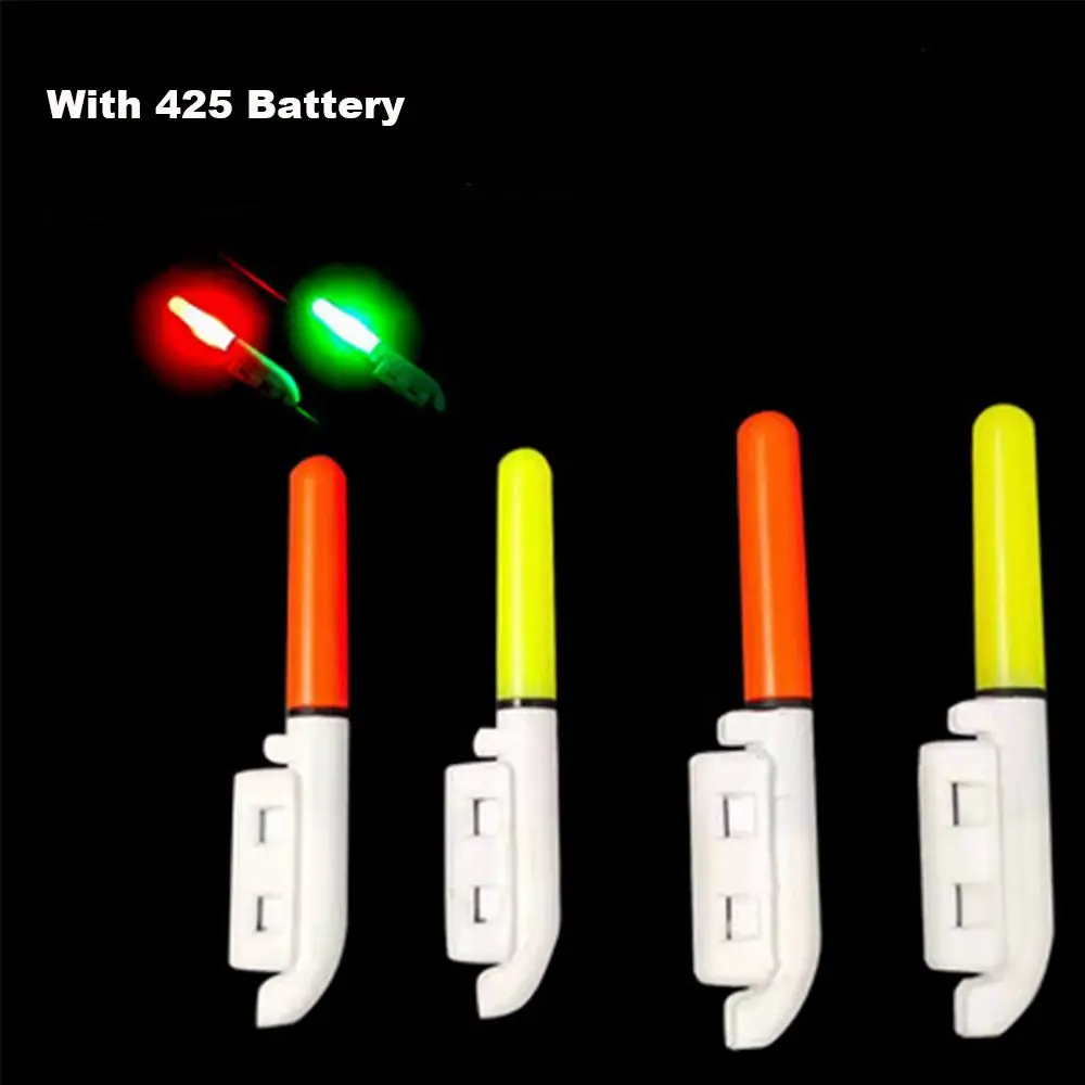 

New Red/Yellow Fishing Rod Tip Glow Sticks Plug-in Night Fluorescent Light Feeder Bite Alarm Rock Fishing Tackle Accessories