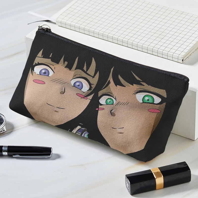 

Japanese Anime Print Women's Portable Travel Wash Bag Female Makeup Storage Pouch Large Capacity Cosmetic Organizer Beauty Case