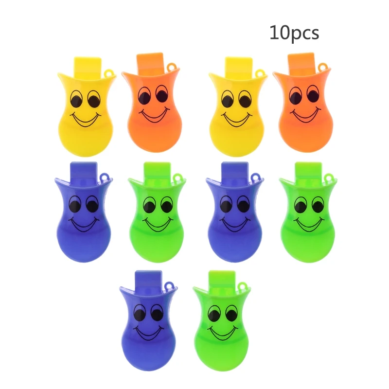 10Pcs Plastic Duck Quacker Whistles Party Favour Bag Filler Children Kids Toys