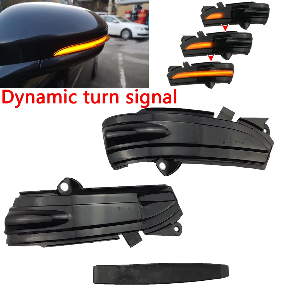 Lampu Sein Dinamis Baru untuk FORD MONDEO MK5 2014-2019 MK V 5 Lampu Sein LED Lampu Samping 2015 2016 2017 2018 MK V 5