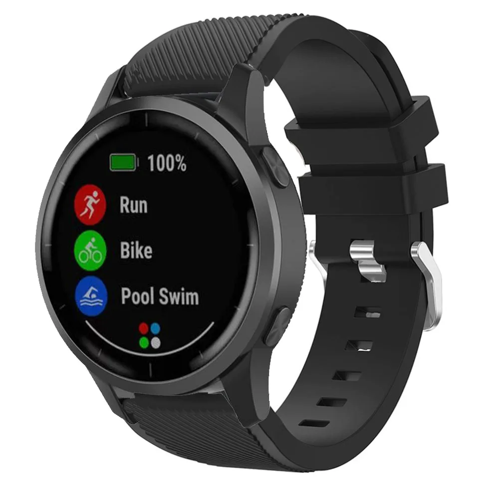 22 ミリメートル時計バンドコレアガーミンvivoactive 4 ストラップシリコンブレスレットhuawei社の名誉魔法の時計 2 46 ミリメートルリストバンドアクセサリー