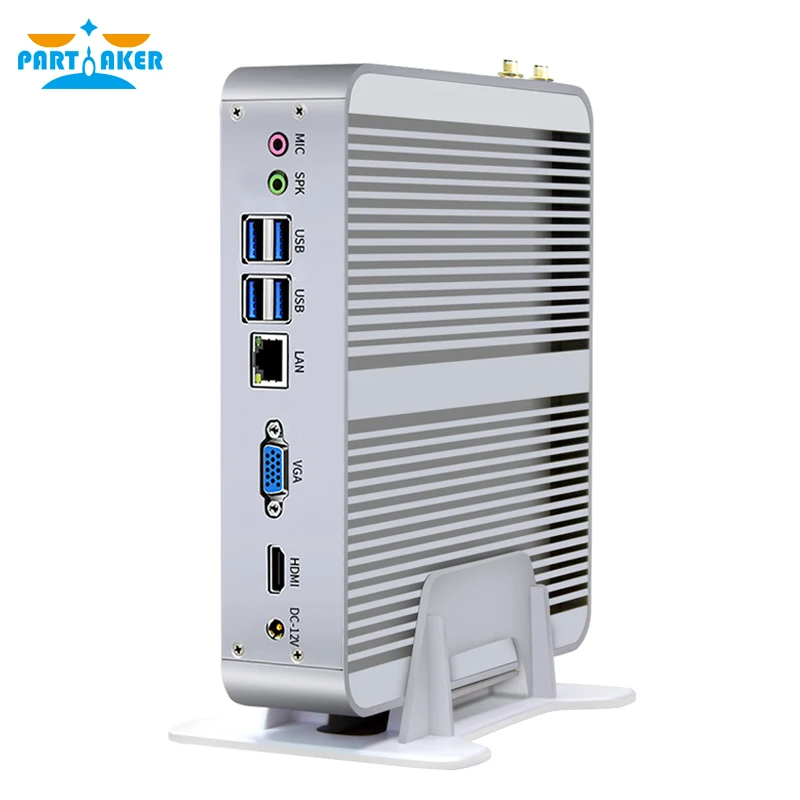 Partaker-mini pc windows 10,intel i5-8265u/i5-8250u/i5-8259u,ファンレス,htpc,nuc,hdmi,wi-fi,msata m.2 pcie,2x ddr4