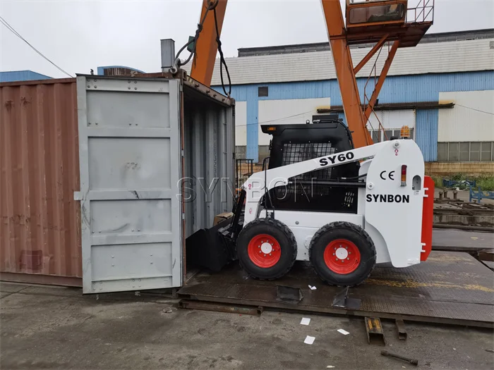 Mini retroexcavadora con ruedas, minicargador con carga de 850kg, con accesorios opcionales