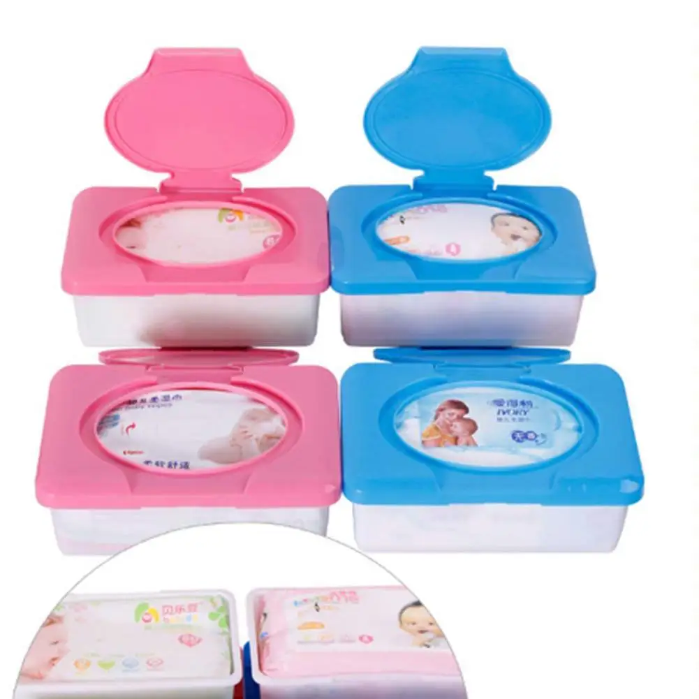 Baby Wipes Dispenser Non-toxic Portable Wipes Moist Keeping Wipes Holder Case Changing Dispenser Storage Holder Tissue Storage