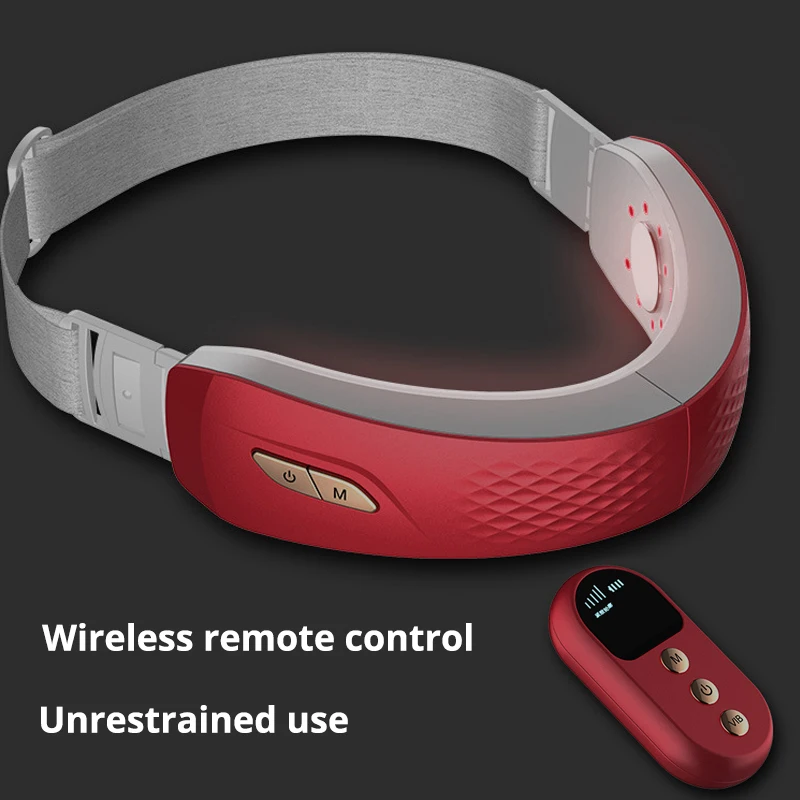 LUCCICA-EMS Massage Đôi Cằm Loại Bỏ Chữ V Màu Đỏ/Đèn LED Màu Xanh Dương Trị Liệu Bằng Ánh Sáng Mặt-Nâng Thiết Bị