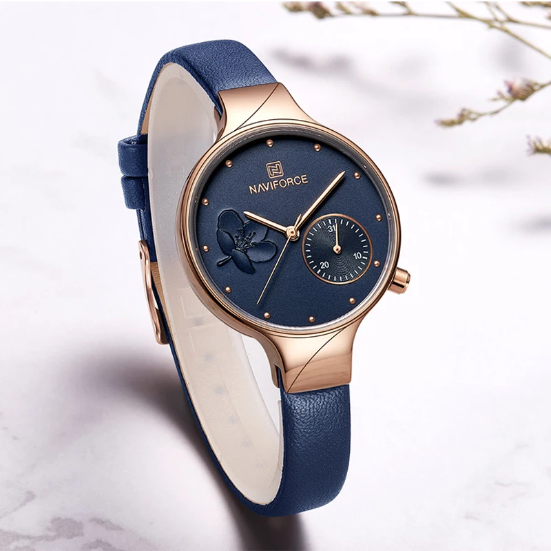 NAVIFORCE Women Watches Top Luxury Brand Ladies Fashion Simple Quartz Female Waterproof Watch Lady Casual Clock Relogio Feminino