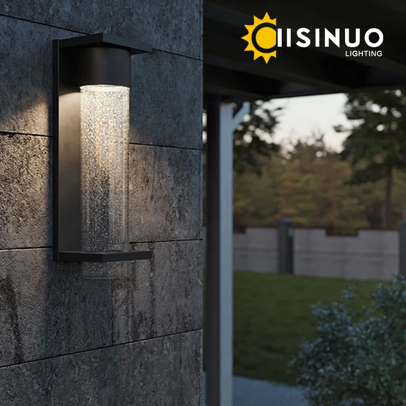 Stainless Steel Modern LED Waterproof IP54 wall light 12W Indoor Outdoor LED Wall lamp for Garden street Decora lighting 96-240V