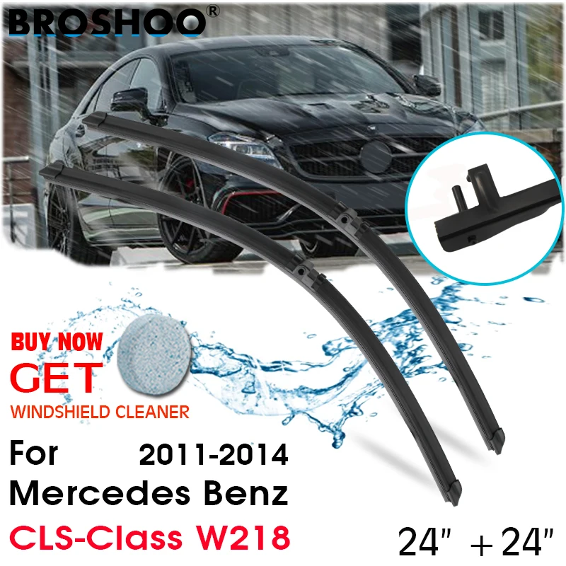 

Car Wiper Blade Front Windscreen Windshield Wipers Blades Auto Accessories For Mercedes Benz CLS-Class W218 24"+24" 2011-2014