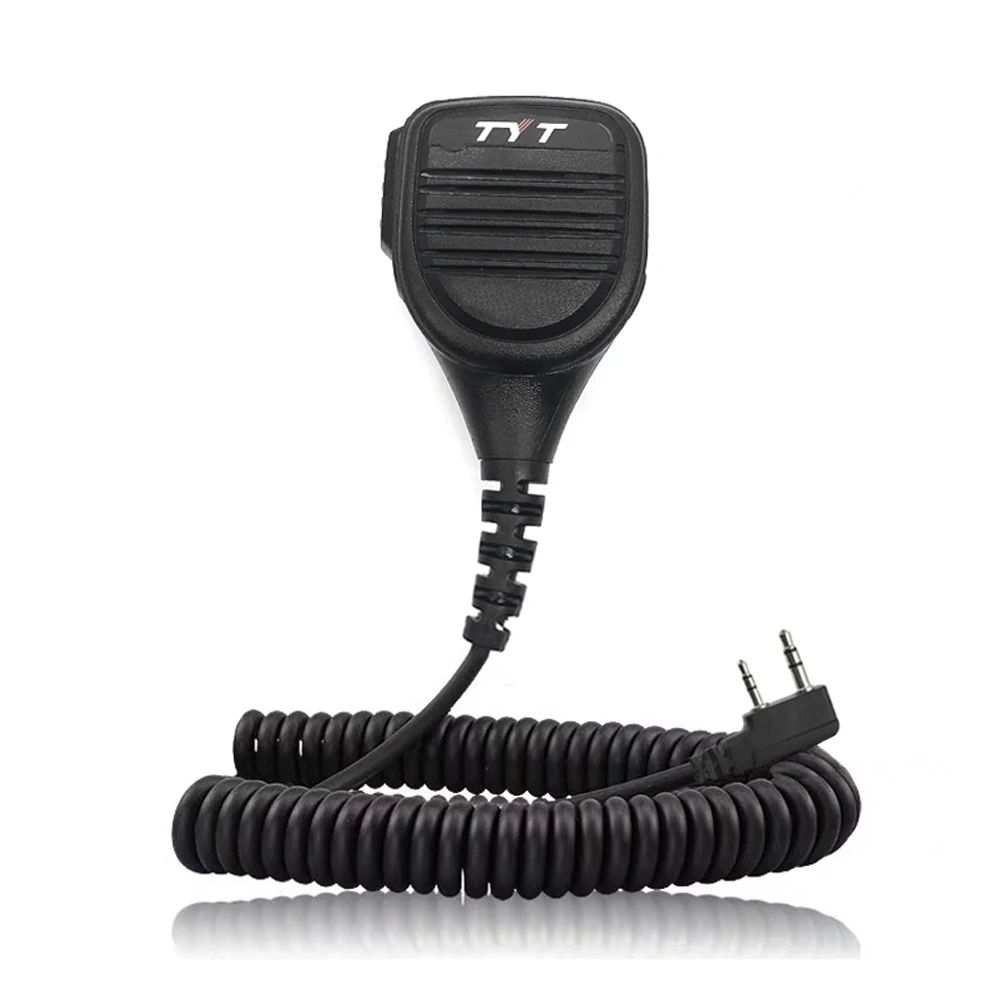 TYT Durable Big PTT Microphone K1 Plug for Wouxun KG-UV6D TYT MD-UV380 MD-UV390 Baofeng UV-5R UV-82 Kenwood Two Way Radio