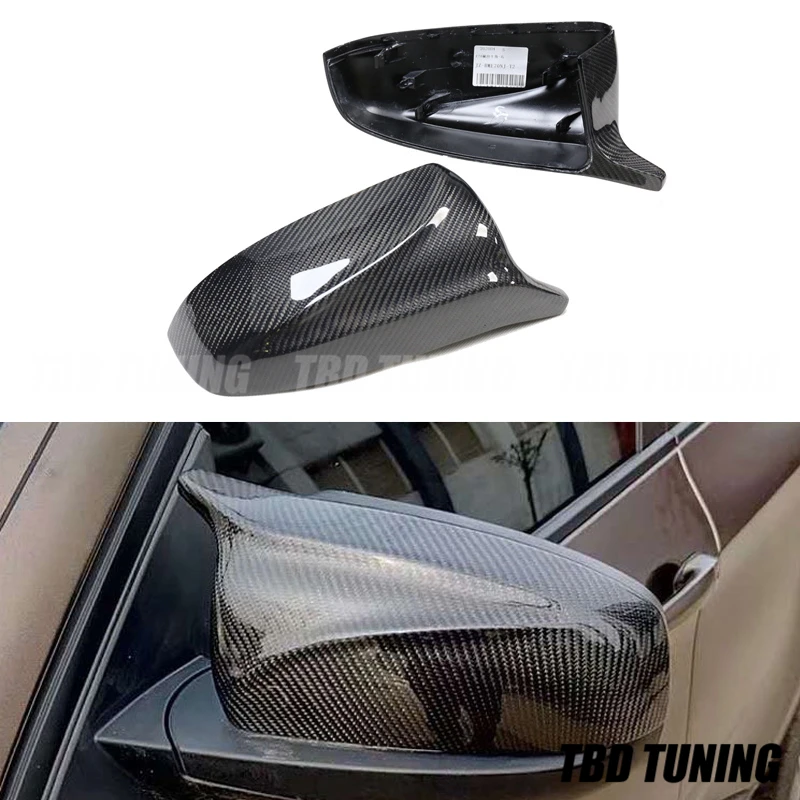 

Real Carbon Fiber Rear View Mirror Cover For BMW X5 E70 X6 E71 2007 2008 -2013 Replacement & Add On Style Car Wing Mirror Cover