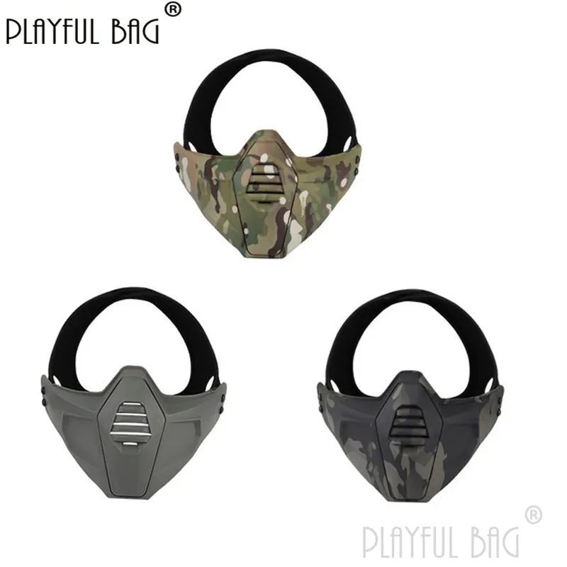 

PB Playful bag Multi dimensional split mask Tactical Camouflage Mask CS decorative Equipment CS Accessories Toys parts QD38S