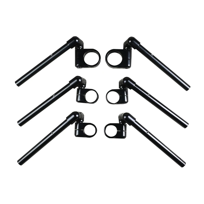 35mm 37mm 41mm 51mm Retro Motorcycle Universal Adjustable CNC Aluminum Detached Split Clip-on Handlebar Cafe Racer