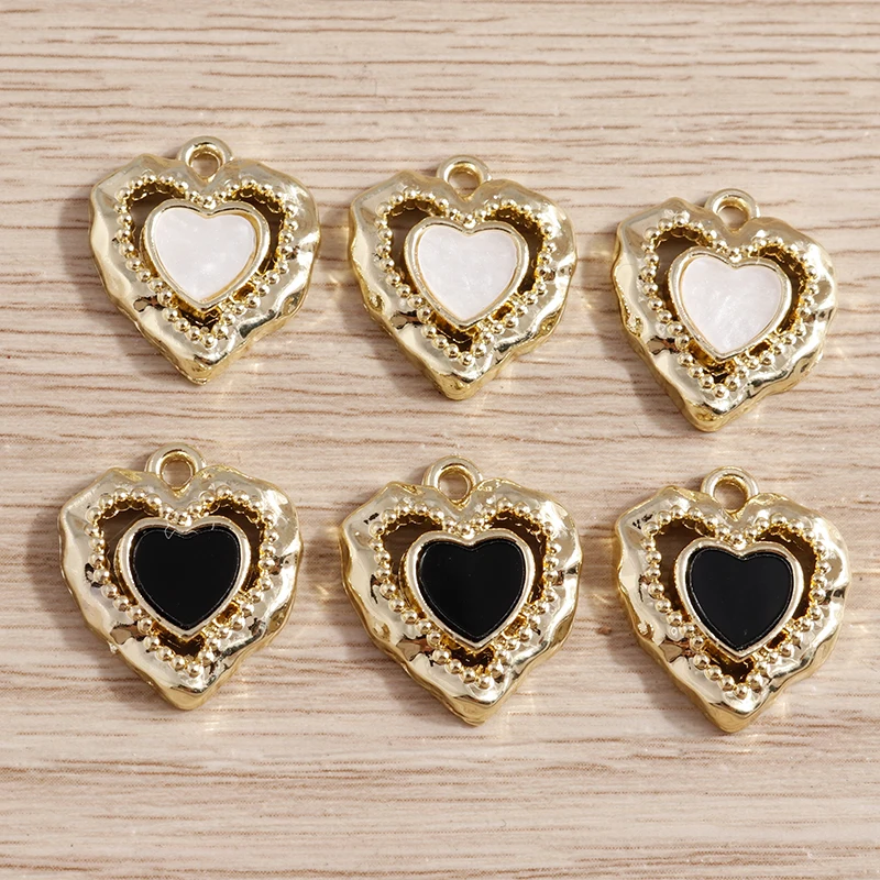 5 Stück 12 x 13 mm niedliche Perlen-Bowknot-Charms für Schmuckherstellung, Damenmode, Tropfen-Ohrringe, Anhänger, Halsketten, DIY-Armband, Basteln, Geschenk – Detail 16