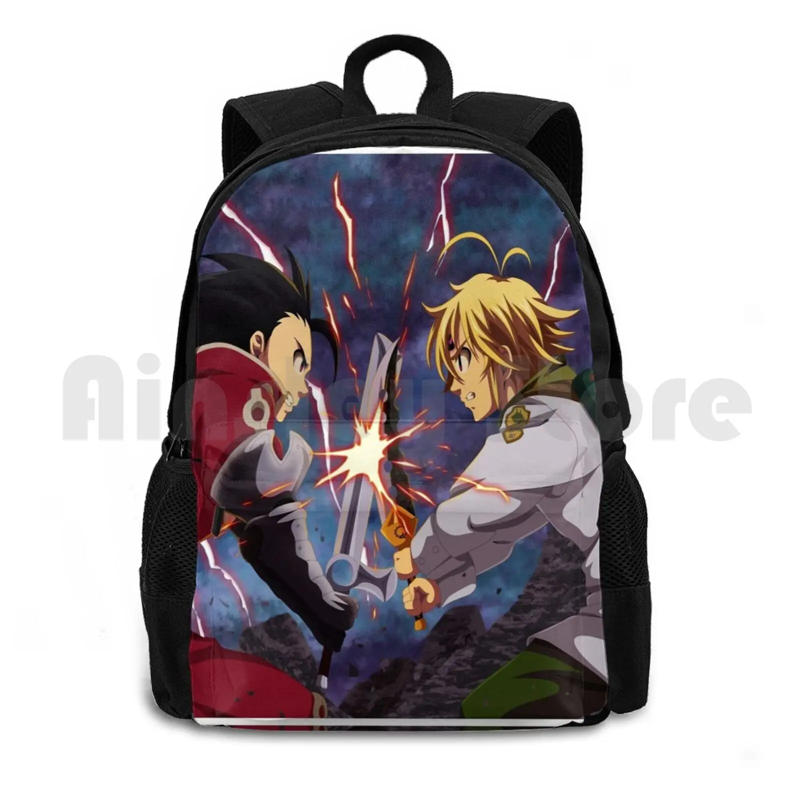 

Nanatsu No Taizai Outdoor Hiking Backpack Riding Climbing Sports Bag Nanatsu Do Not Taizai Seven Deadly Meliodas Sins Anime