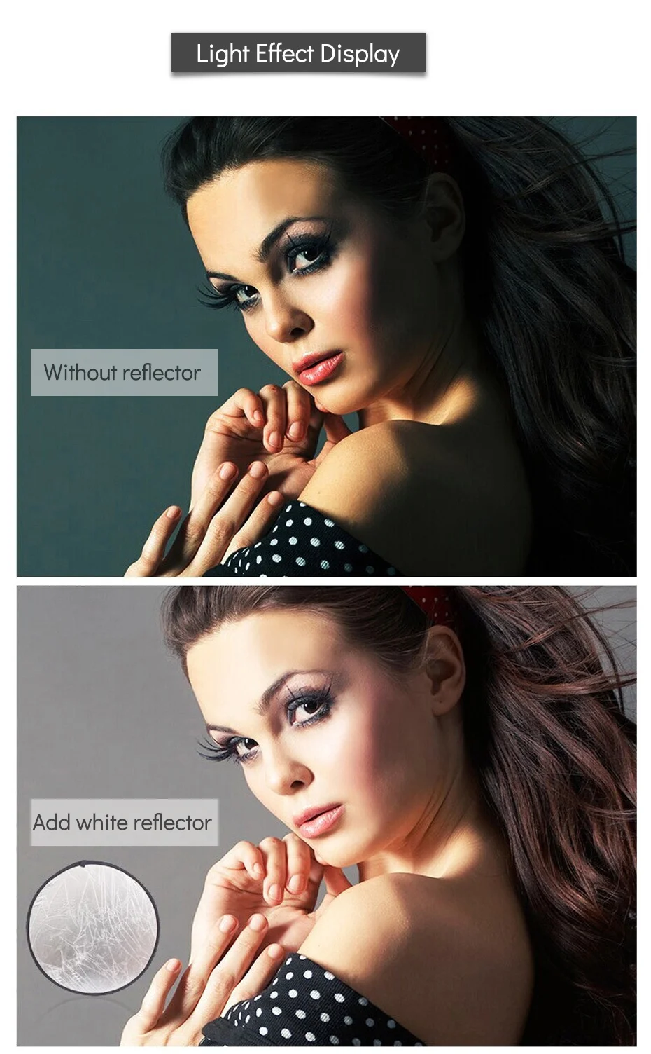 Godox-Reflector de fotografía Oval, luz plegable portátil 2 en 1, 35x47 pulgadas, 90x120cm, para estudio, difusores de disco Multi foto