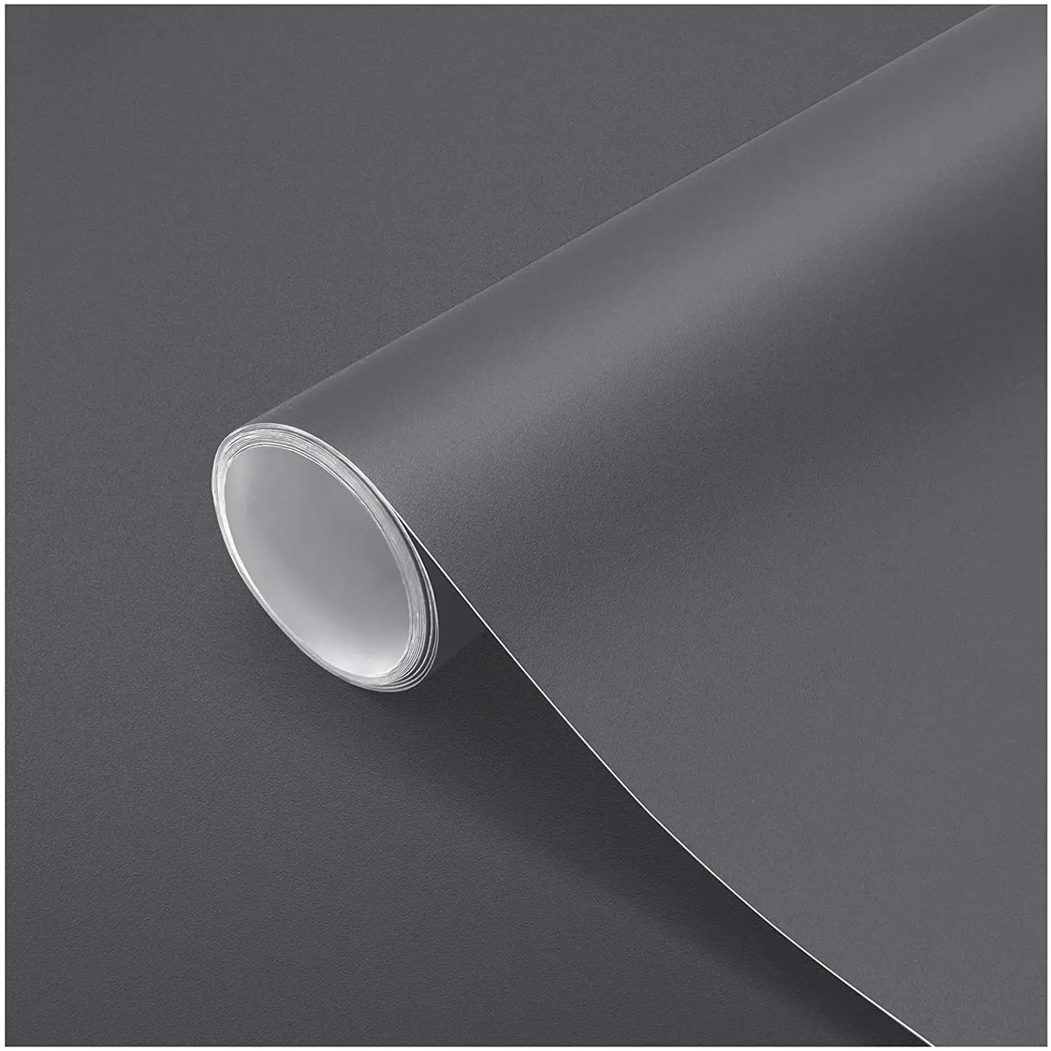 PVC Tapete Dekoration Vinyl Matte Black Self-adhesive Papier, Schlafzimmer Möbel Wand Hängen Wasserdichte Küche 60x 5M