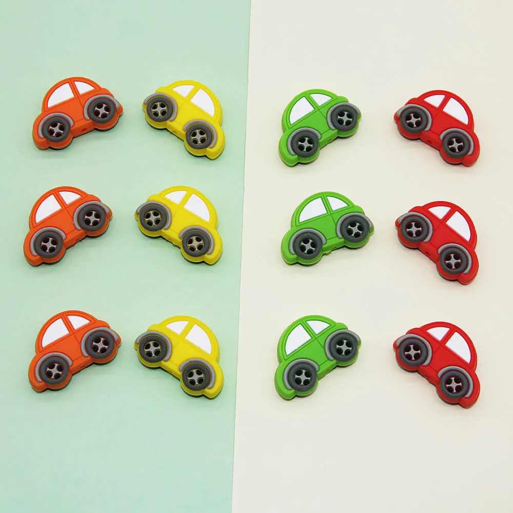 Cute-idea 10M Nylon Cord Colorful Silicone Beads Teething Products DIY Pacifier Chain Baby Teethers Toy силиконовые бусины