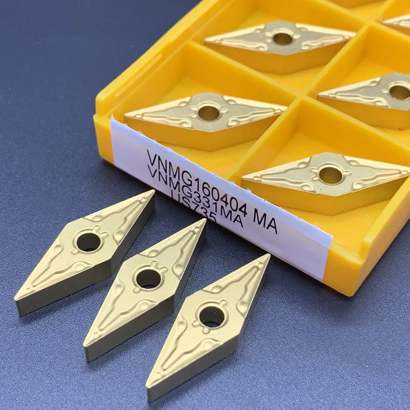 10 قطعة VNMG160404 أماه VP15TF US735 عالية الدقة الخارجية المعادن تحول أداة مخرطة أدوات CNC آلة أجزاء تحول شفرة