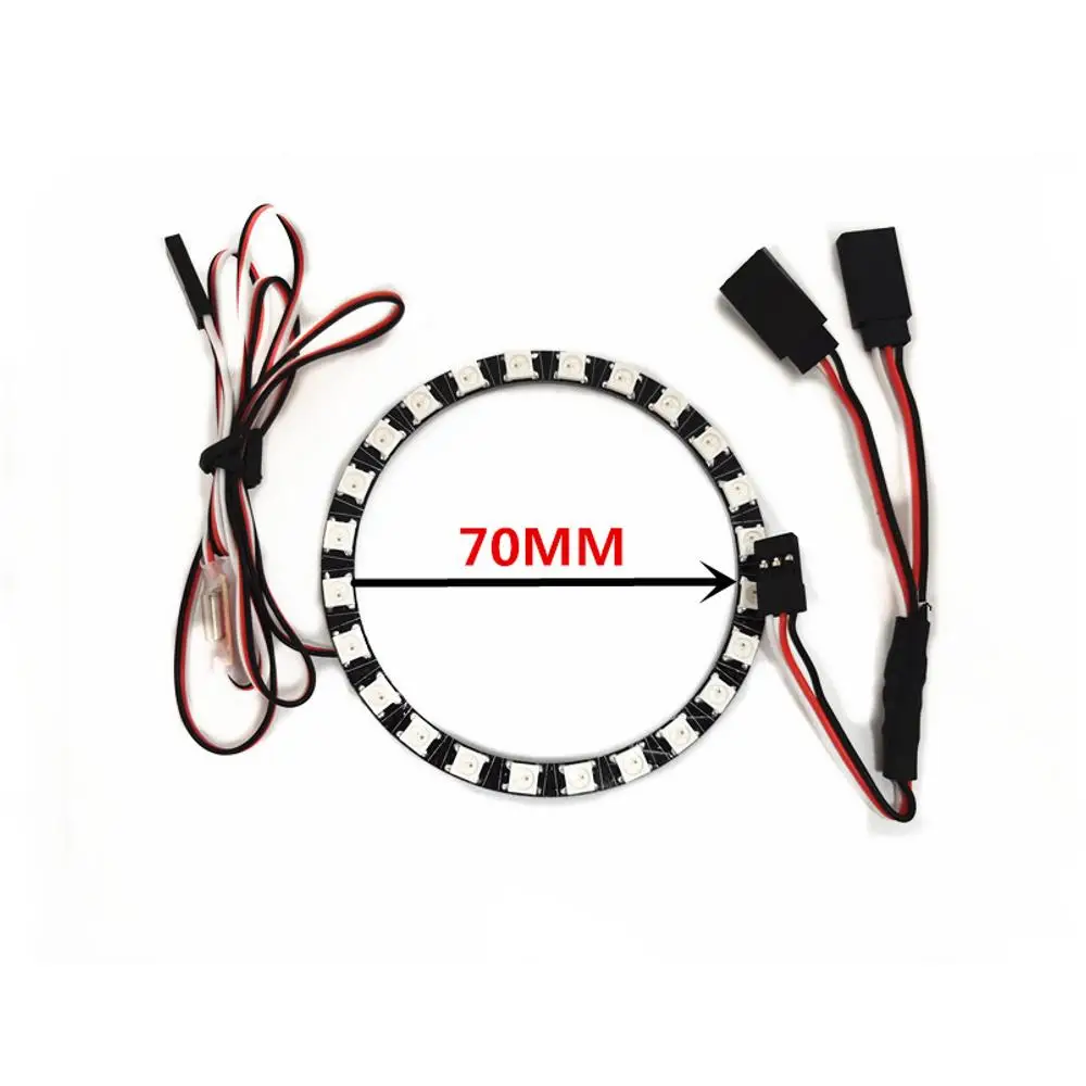 QTModel Three-Color LED Taillight System 5-6V for 30mm/35mm/50mm/64mm/70mm/80mm/90mm Ducted Fan Unit EDF Jet RC Airplane