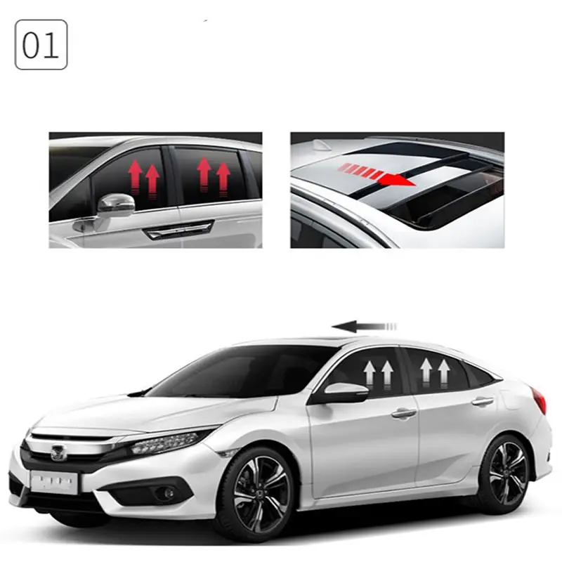 Automatic Window Lifter Modified For Honda Civic Tenth Generation 2016 2017 2018 2019 2020 Automatic Lifting Automatic Lock