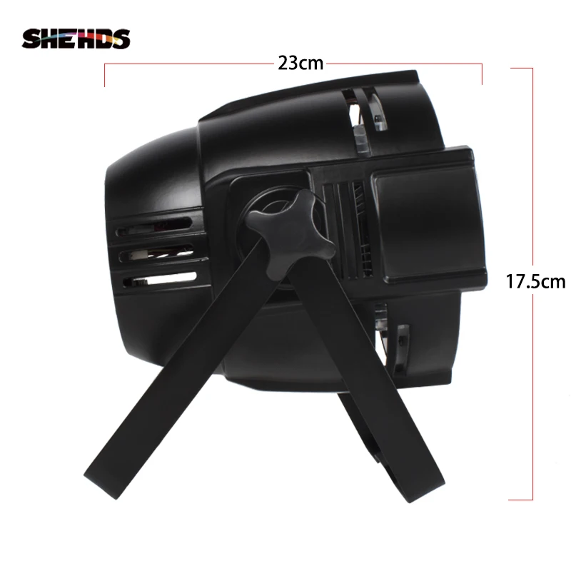 SHEHDS Aluminum Alloy LED Par 18x18 6in1 RGBWA+UV Lighting In Alluminio DMX 512 Stage Light Impermeable IP20 Dj Illuminazione