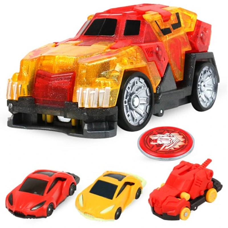 Screechers Violence Transformation Action Figure Robot Burst Deformation Car Beast Wild Mechanical Dinosaur Chariot Kids Toy BOY