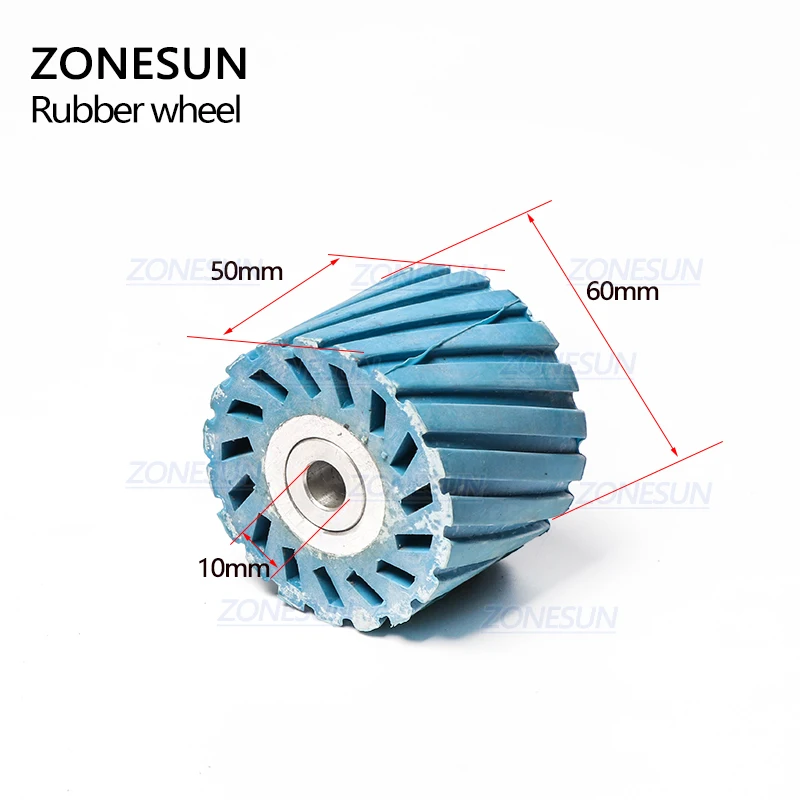 ZONESUN Leather Edge Polisher For Leather Border Burnishing Machine Rubber Wheel Edge Polishing Leather Polisher Sandpaper