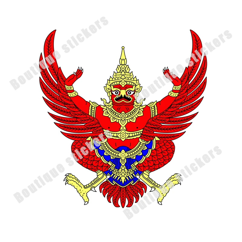 تايلاند العلم الوطني شعار رخصة القيادة شعار ملصق جودة عالية غطاء الفينيل مقاوم للماء خدش سيارة على الطرق الوعرة سباق #5