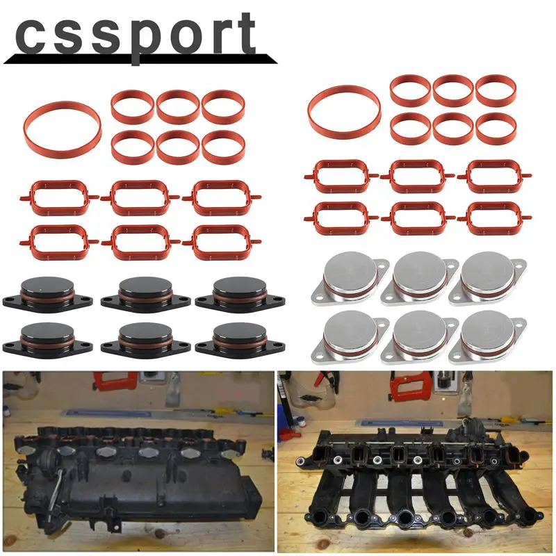 6*22mm / 6* 33mm Swirl Blanks Flaps Repair Delete Kit for BMW E87 E46 E90/91/92 E39 E60/61 E38 E65 E83 E53 E70 M47 M57