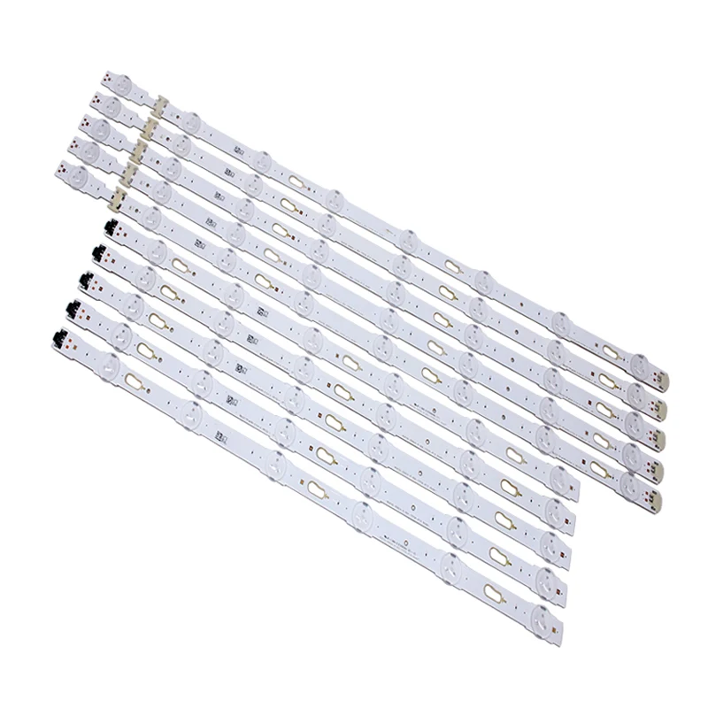 LED Backlight strip 6+8 lamps For Samsung 55 inch TV E306084/E251781 MU6100-55INCH-R/L-8/6EA-170724/170724-4*1.5 Anode tv parts