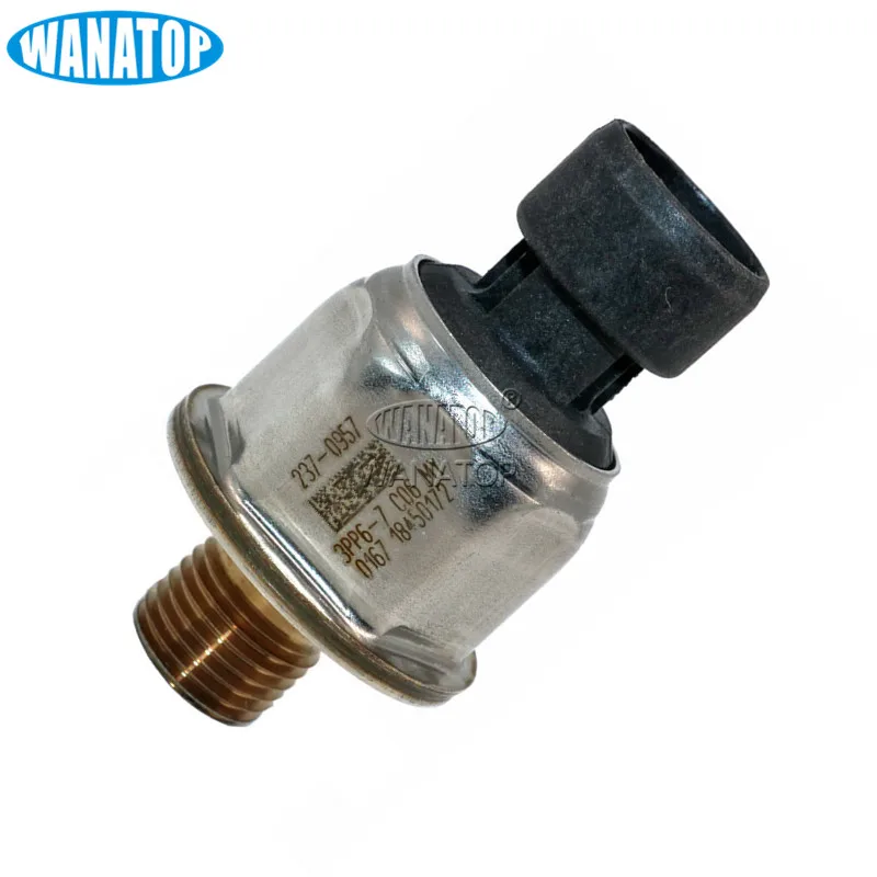 Fuel Pressure Sensor 3PP6-7 237-0957 For Caterpillar C-13 C11 C13 C15 C18 C27 C32 420E 430E