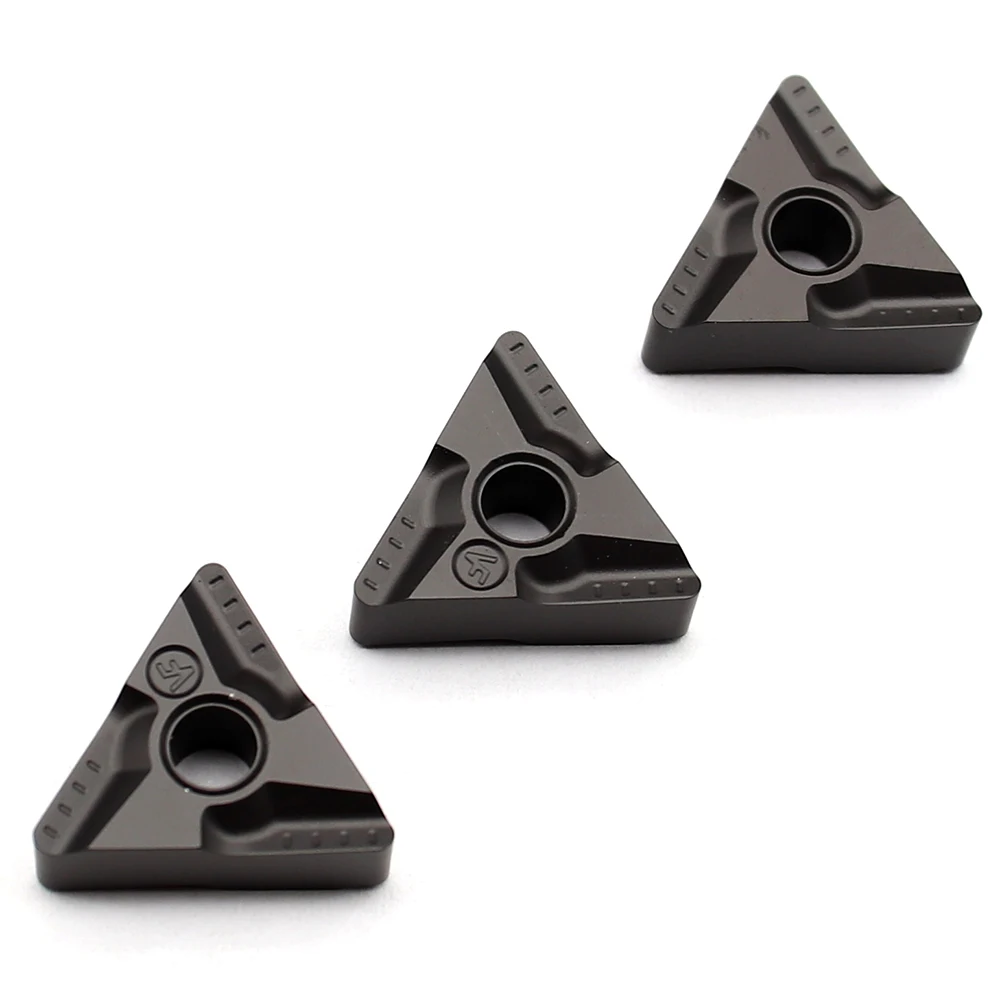 Herramienta de torneado externo TNMG160408, L-VF TT4125, acero de procesamiento, TNMG 160408, inserto de carburo, cortador de torno, 10 Uds.