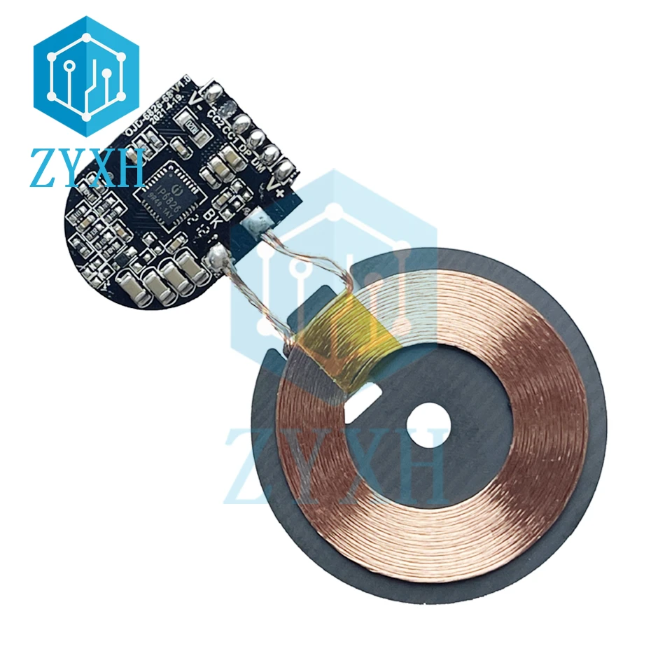 15W Qi Fast Wireless Charger Module Transmitter Coil PCBA 10W 7.5W 5W Automatic Identification For iphone 12 For Samung S9 S8