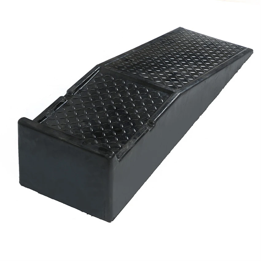 1000X300X220mm Bracket Change Oil Ramp Non-slip Slope Ramp Temporary Plastic Auto Maintenance Ramp Car Repair Rubber Slopes