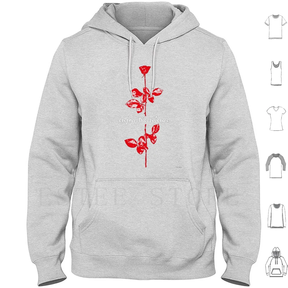Enjoy The Silence Hoodies Enjoy The Silence Silence Dm Devotee Rose Mode Devotees Song