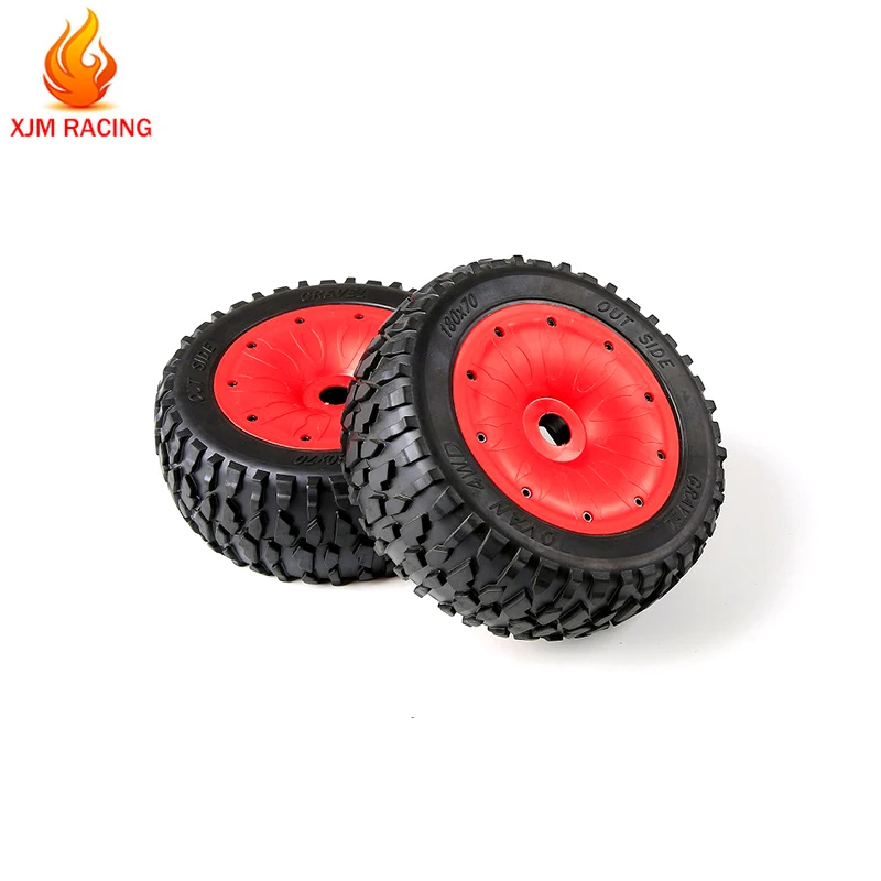 

Gravel or Off-road Tire Assembly Kit for 1/5 Losi 5ive-t Rofun Rovan Lt King Motor X2 BAJA 4WD SLT Truck Rc Car Racing Toy Parts