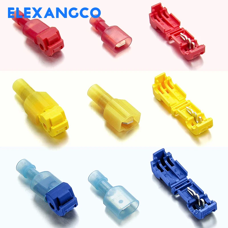 30Pcs T-Tap Elektrische Draht Anschlüsse Terminals Selbst-Strippen Schnell Splice Connectors Isolierte Männlichen Schnell Trennen Terminal – Detail 1