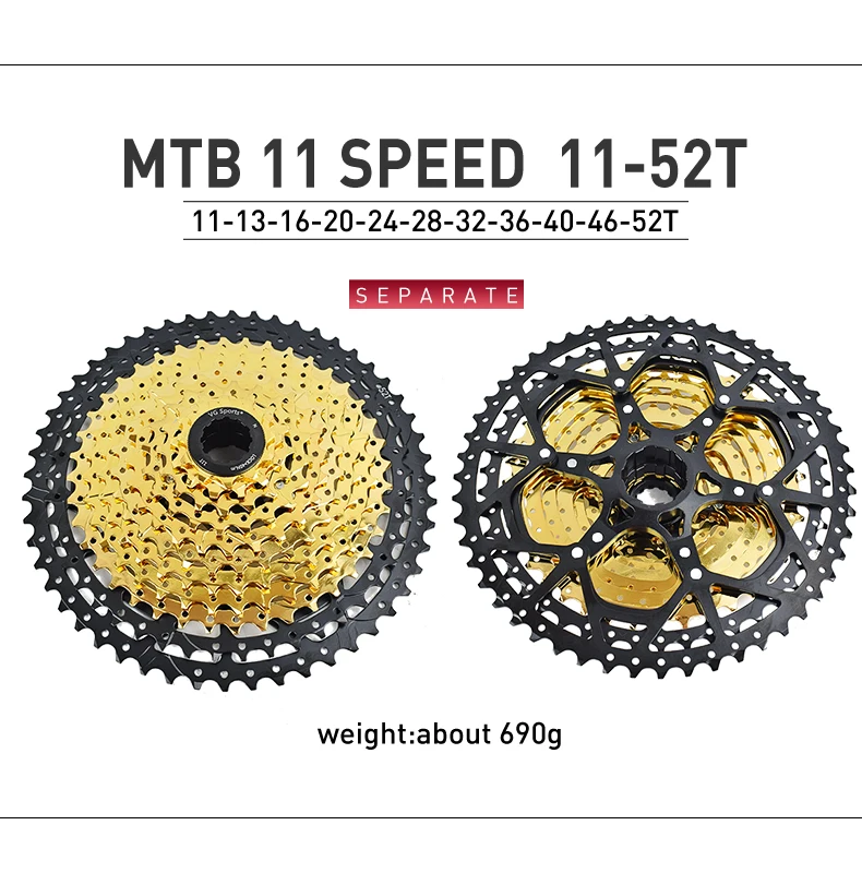 VG SPORTS 8 9 10 11 12 Geschwindigkeit Velocidade Mountainbike Separate Kassette Freilauf Halterung Kettenrad 9V 10V 11V 12V MTB Fahrrad Teile – Detail 19