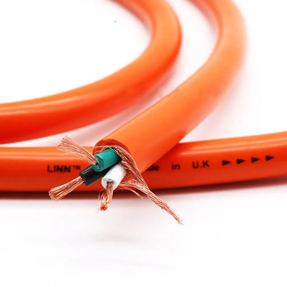 Hifi  Power Cable of LINN K-800 Fever Audio Power Cable 6N Pure Copper for Power Amplifier