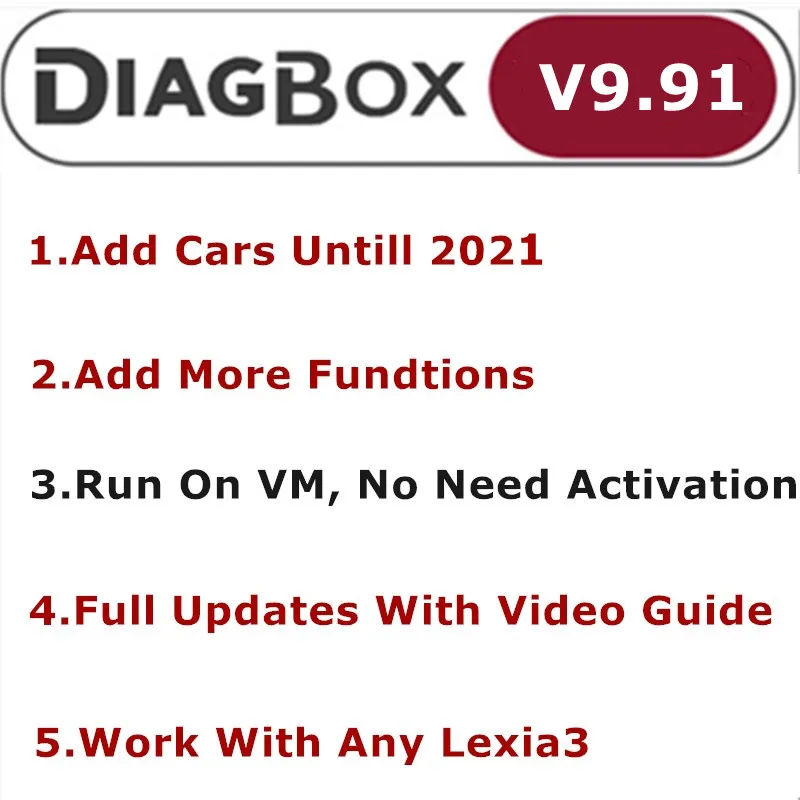 Новейший сканер Diagbox V9.96 Diagbox V9.91 для Lexia3 PP2000 Diagbox 9,91 полный адаптер для Lexia 3 для Citroen и Peugeot автомобильный инструмент