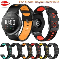 Bracelet Accessories WatchBand 22MM For Xiaomi haylou solar ls05 smart watch soft silicone Replacement straps correa fashion new