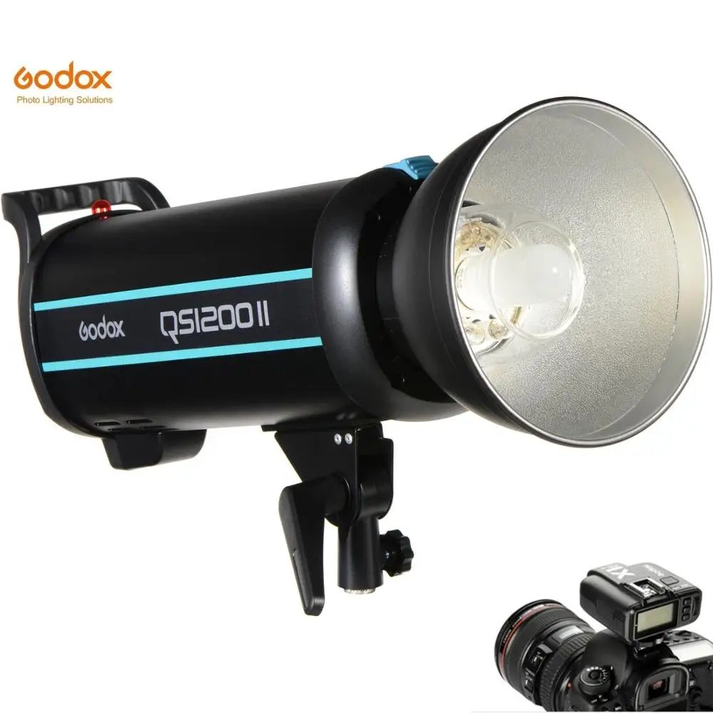 

GODOX 1200Ws QS1200II 2.4G Professional Studio Strobe 150W Modeling Light 5600±200K for DSLR Cameras Portrait Photography