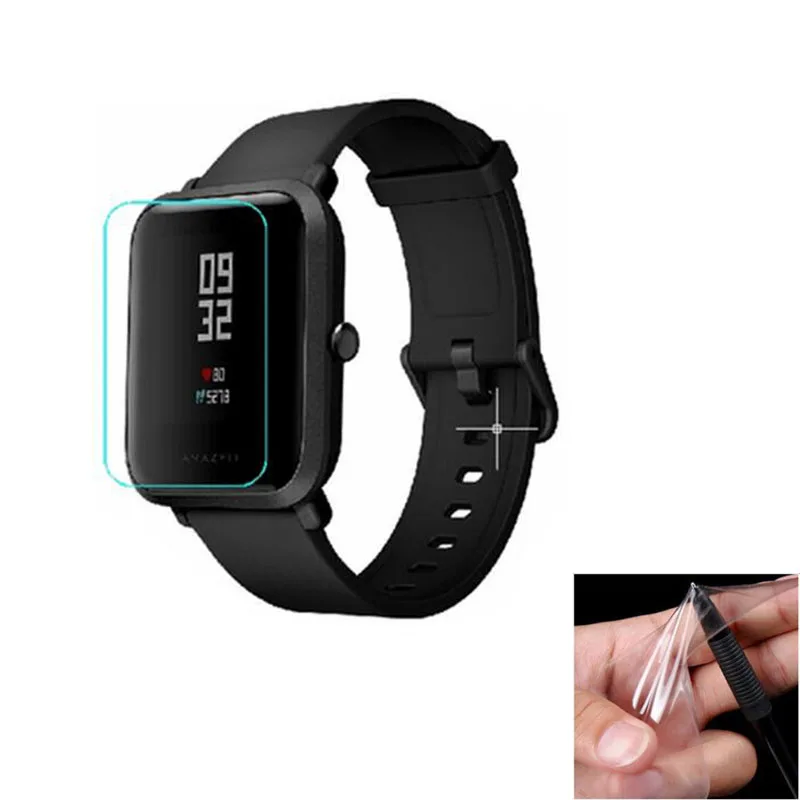 TPU Mềm Mại Bảo Vệ Cho Huami Amazfit GTS Trong Suốt Bảo Vệ Cho Đồng Hồ Xiaomi Amazfit Bip U Pro Chống Trầy Xước Chống Tấm Bảo Vệ Màn Hình không Kính