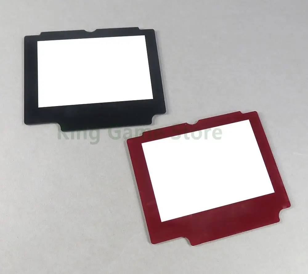 20 stks/partij Vervanging voor GBA SP Rood Zwart plastic Screen Lens Protector Voor Game Boy Advance SP game console scherm panel