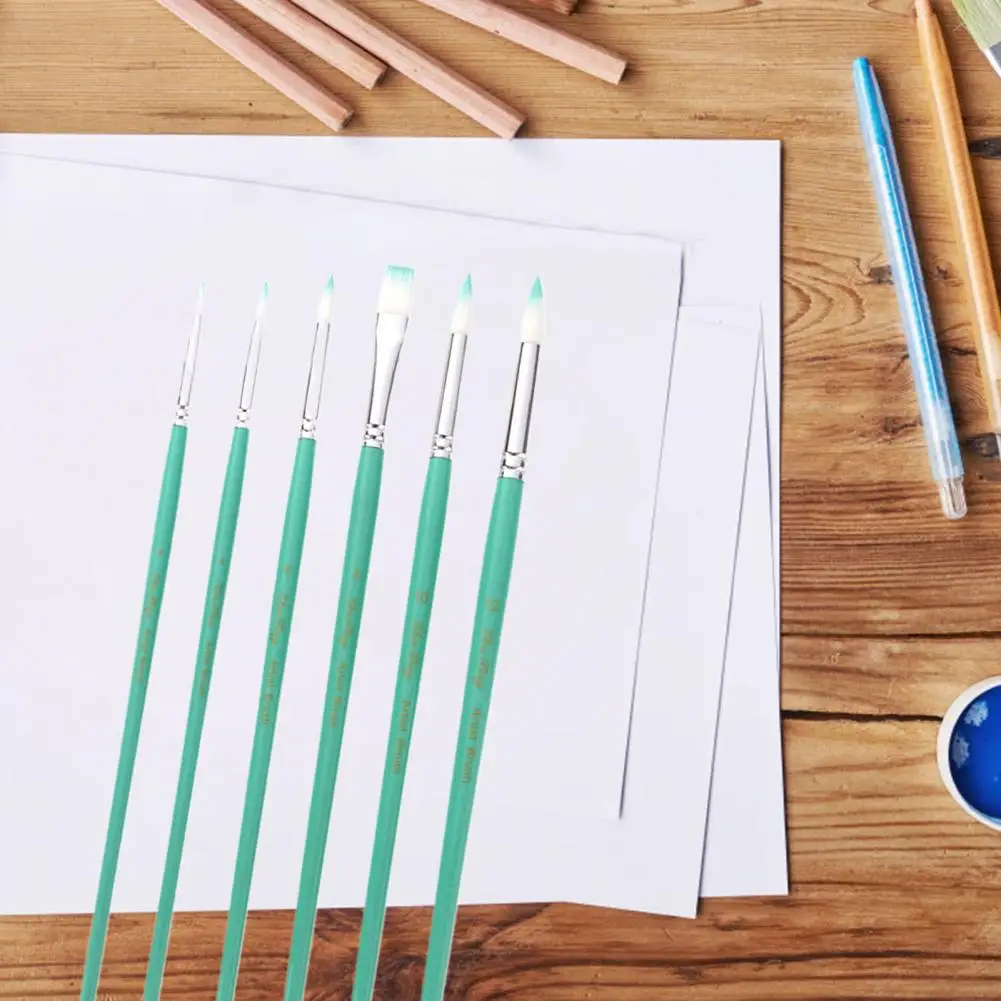 Drawing Brush Set Nylon Paint Brush Set Remarkable Details Reusable  Useful Artists Beginners Drawing Brush