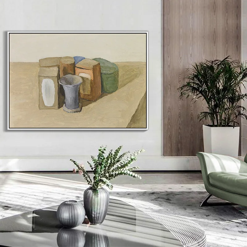 

Still Life Abstract Oil Painting Vase Wall Art Minimalist Art Canvas Painting Famous Painting Home Decor Modern Wall Paintings