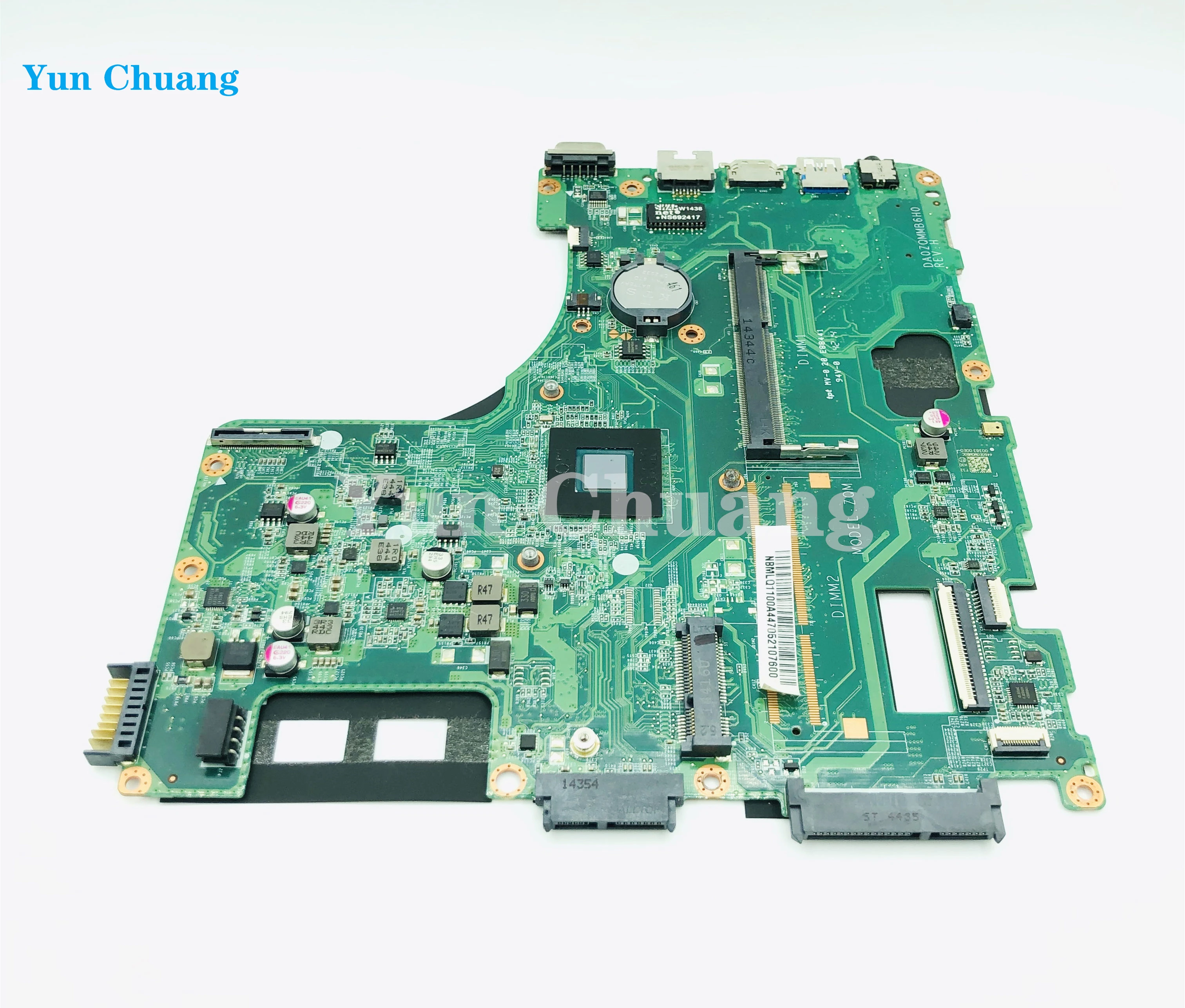 Imagem -05 - Placa-mãe para Notebook Placa Mãe para Acer Aspire Visual Nbmmg1100a Nbmxu1100a4 Processador Integrado