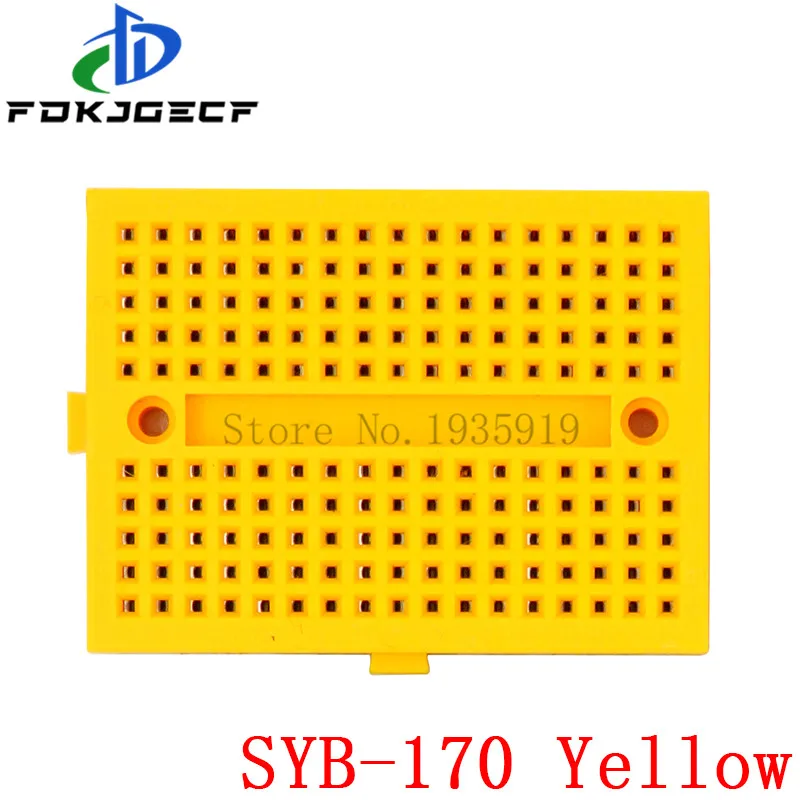 SYB-170 Mini Solderless Prototype Experiment Test Breadboard 170 Tie-points 35*47*8.5mm for arduino diy kit