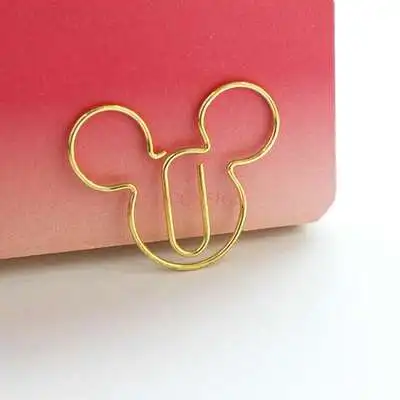 12pcs Paper Clip Animal Paper Clip Cartoon Paper Clip Shape Paper Clip Copper Pin